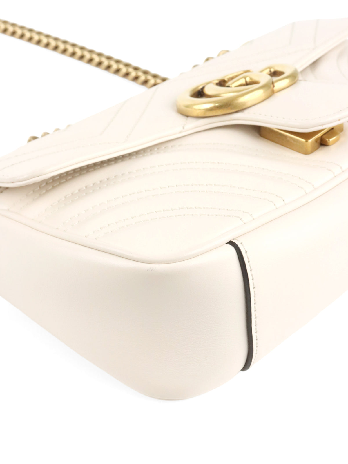 Gucci Small White Marmont Bag