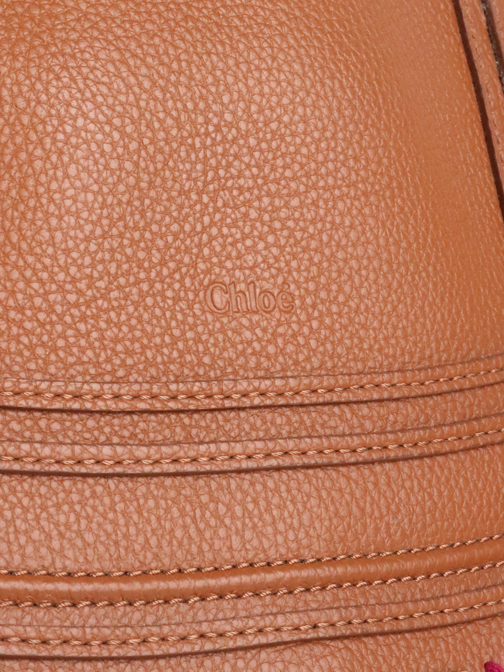 Chloe Marcie Medium Fringed Leather Tote Tan