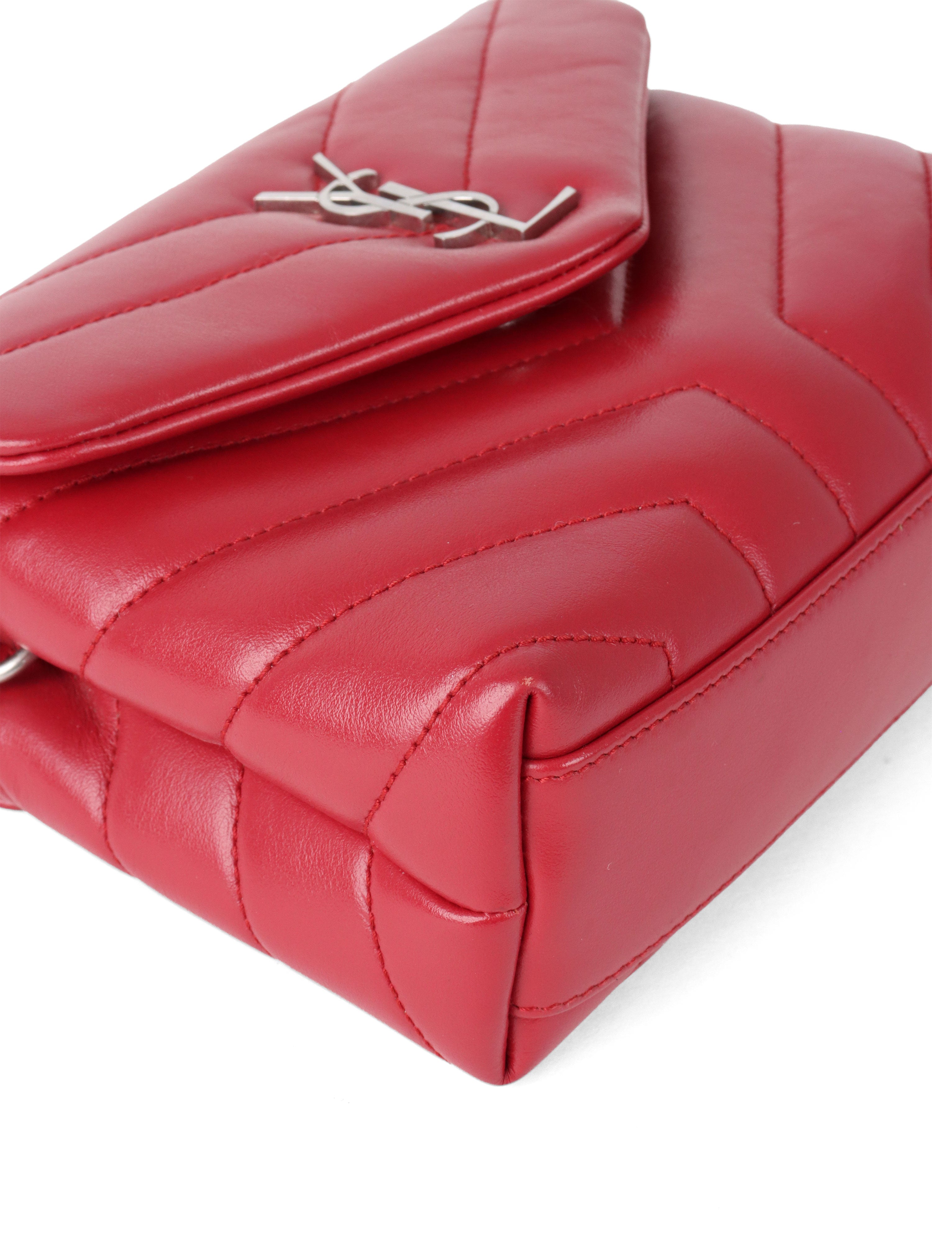 Saint Laurent Red Lou Lou Toy Bag
