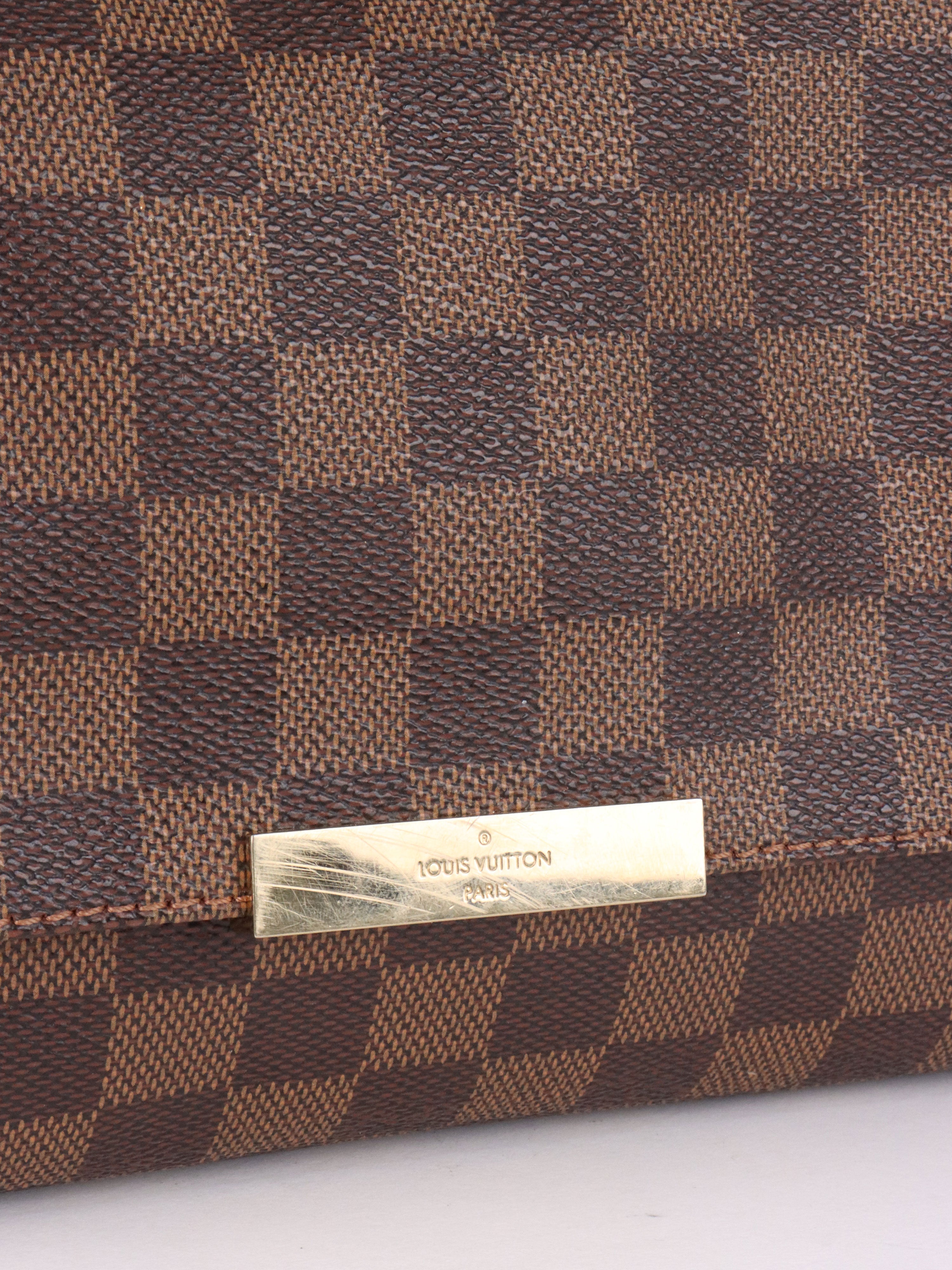 Louis Vuitton Damier Ebene Favoriite MM Bag.