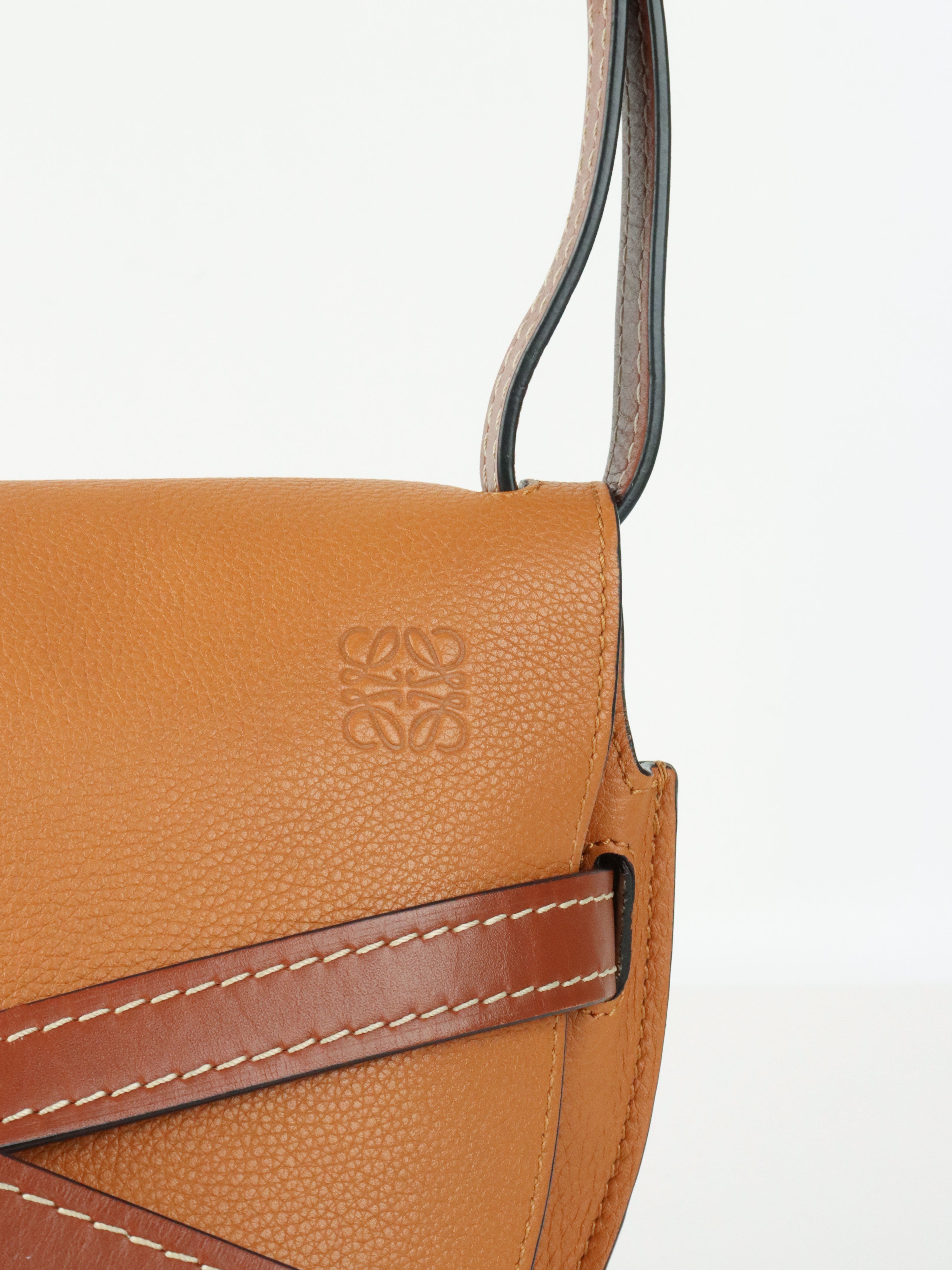 Loewe Small Gate Tan Bag
