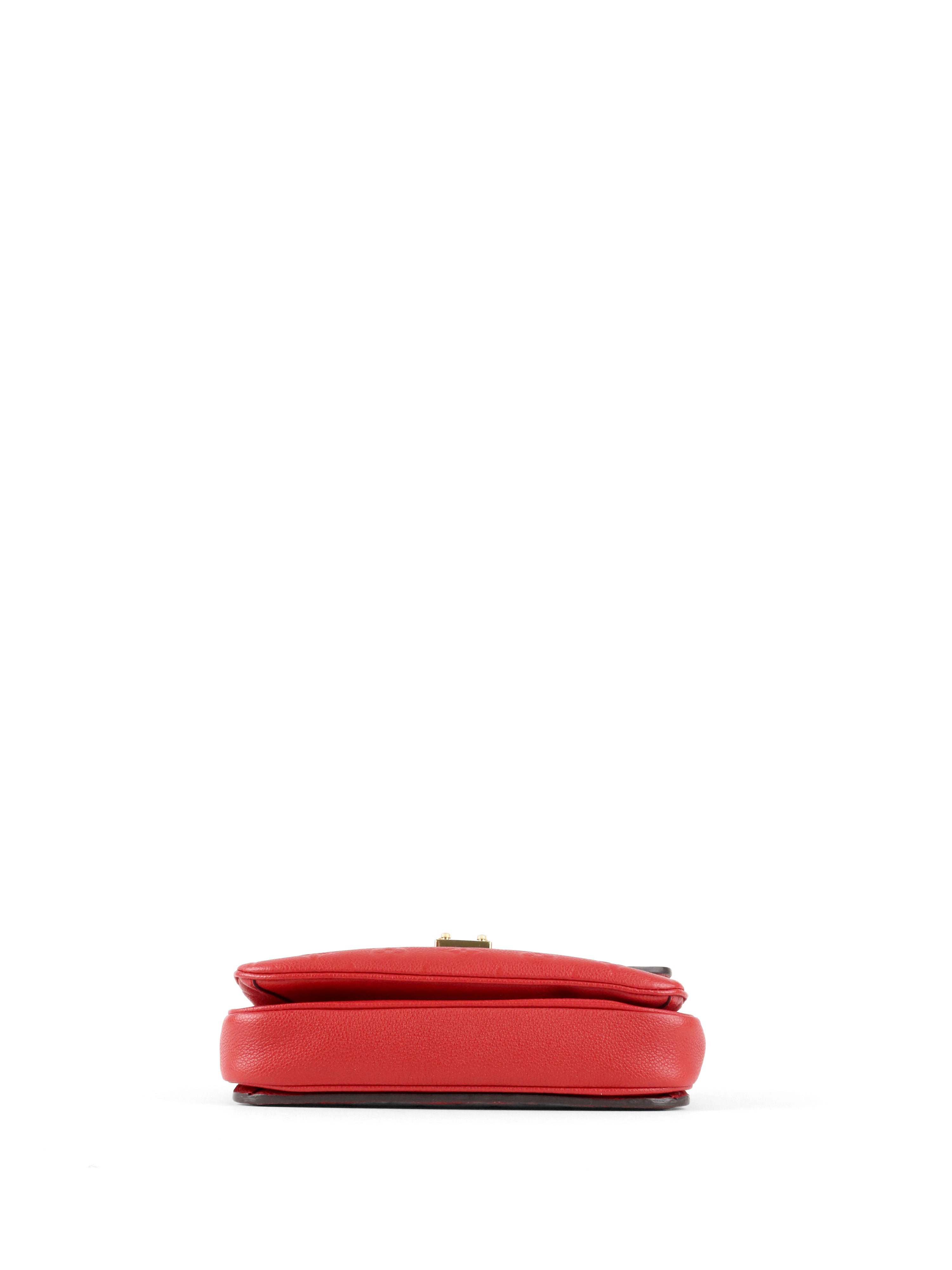 Louis Vuitton Red Monogram Empriented Metis Bag