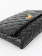 Chanel Black 2.55 Pouch.