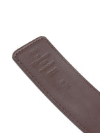 Louis Vuitton Damier Ebene LV Initiales 35mm Reversible Belt