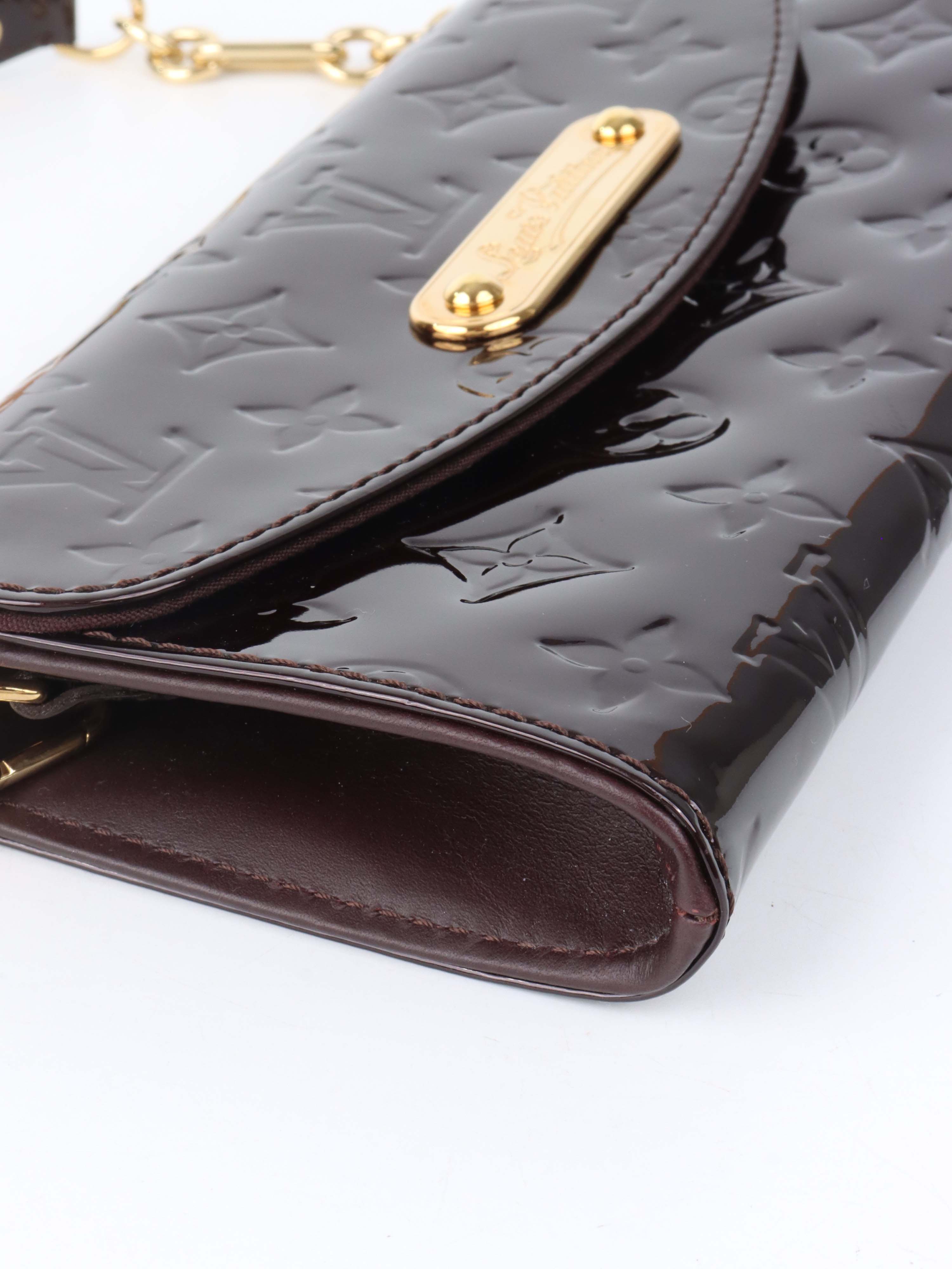 Louis Vuitton Amarante  Monogram Vernis Sunset Boulevard Shoulder Bag