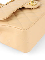 Chanel Small Beige Caviar Classic Flap