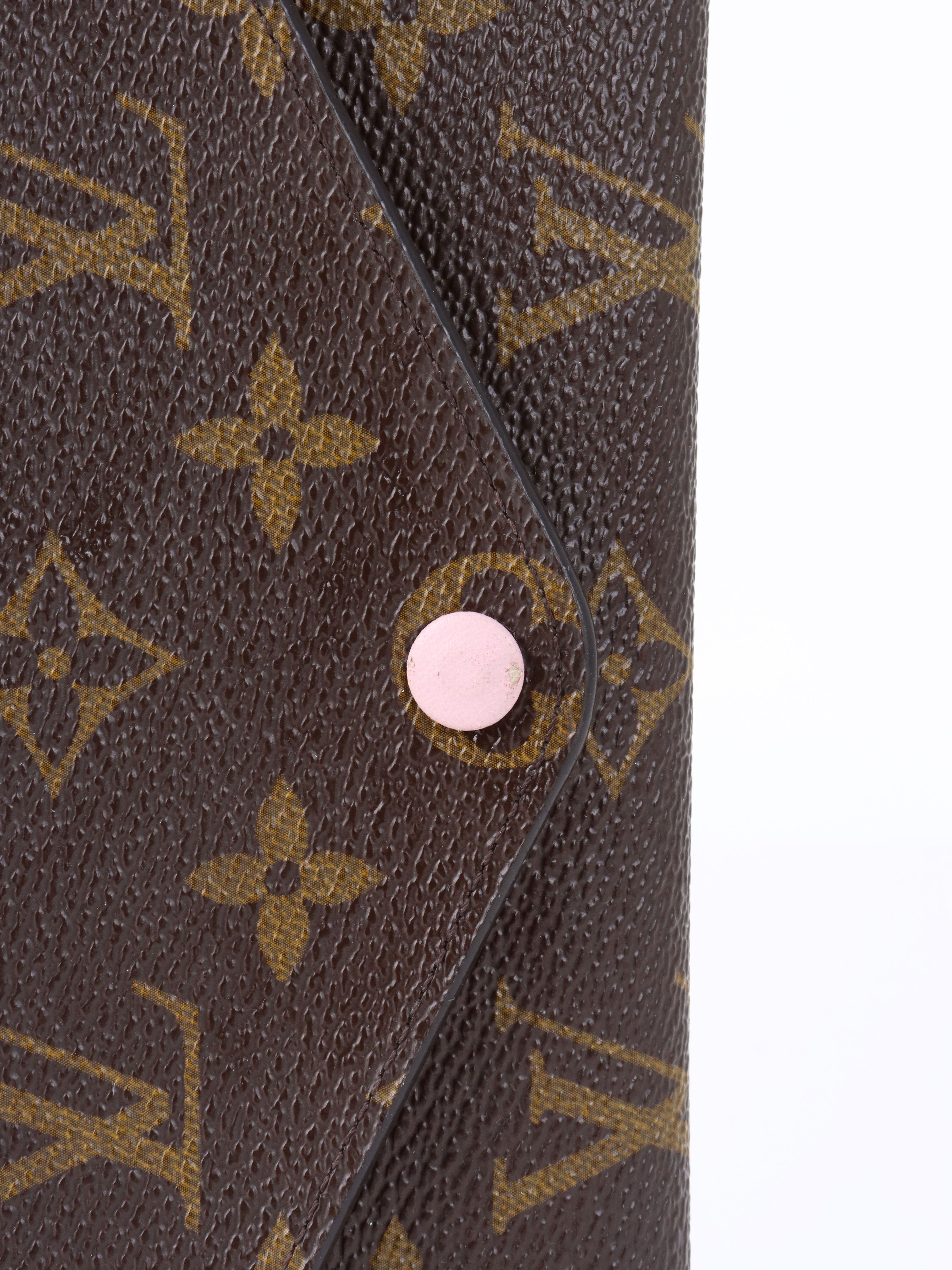 Louis Vuitton Monogram Rose Ballerine Josephine Wallet.