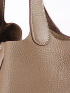 Hermes Etoupe Picotin 22 Bag PHW