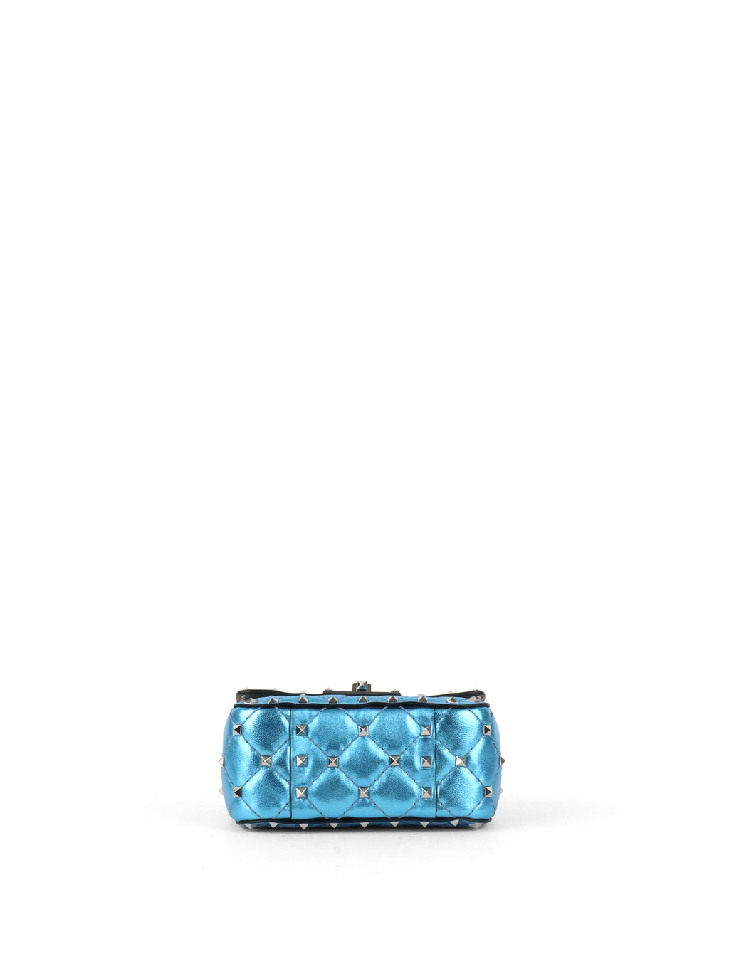 Valentino Blue Electric Cerulean Rockstud Spike Micro Bag