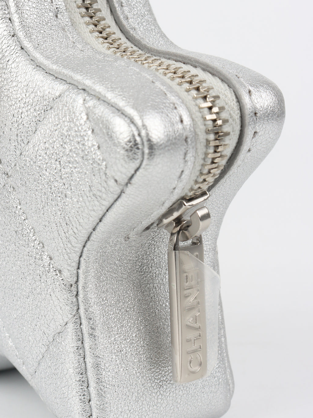 Chanel Silver Star Pouch.