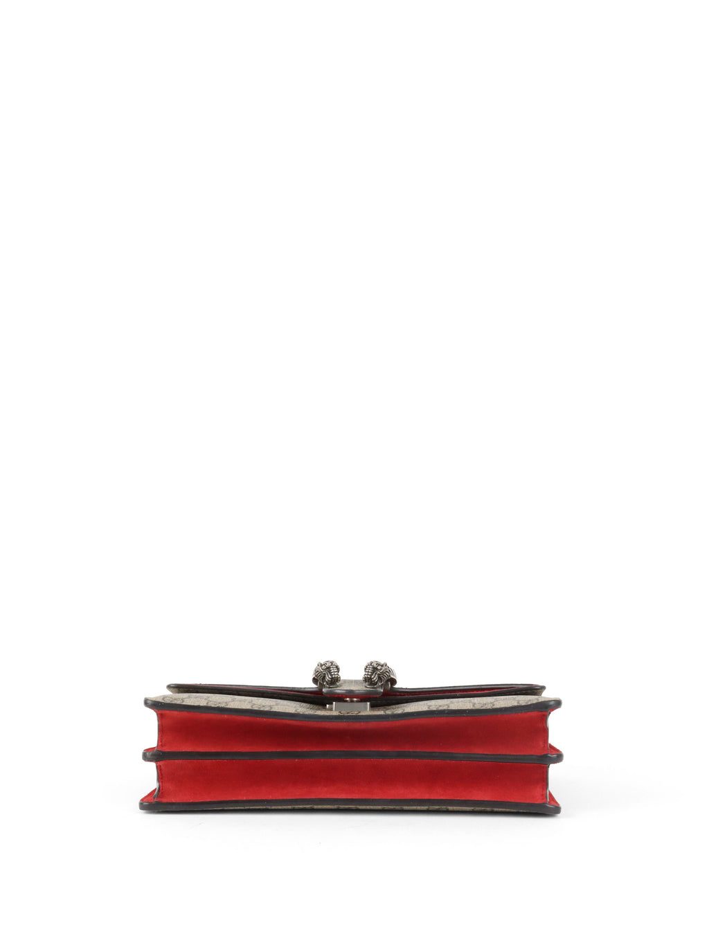 Gucci Small Dionysus GG Supreme Red Trim Shoulder Bag