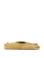Fendi Vintage Senape Whipstitch Large Baguette