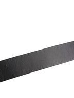 Versace Black Leather Belt.