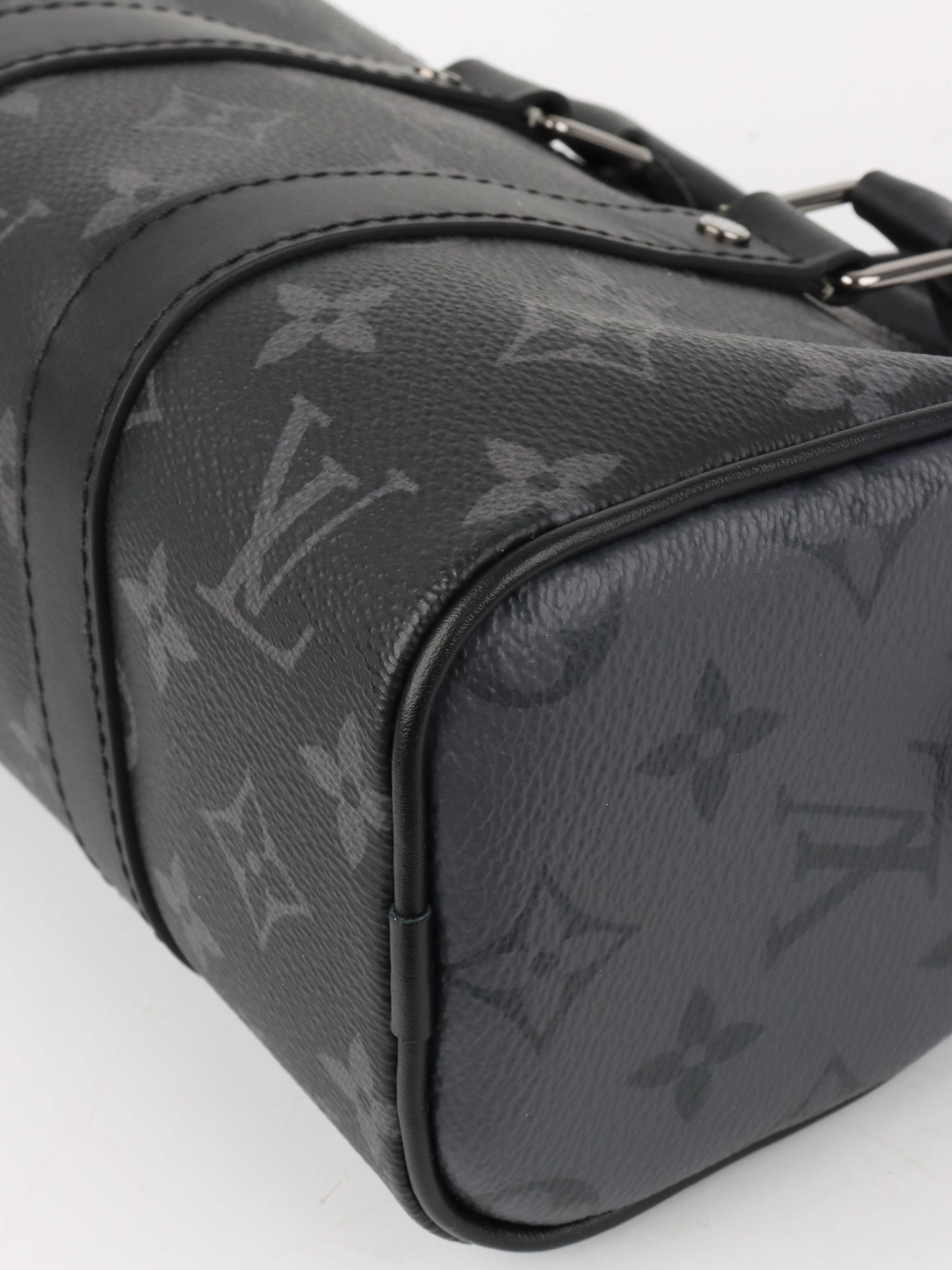 Louis Vuitton Monogram Eclipse Keepall XS.