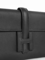 Hermes Noir Swift Jige Elan 29 Clutch