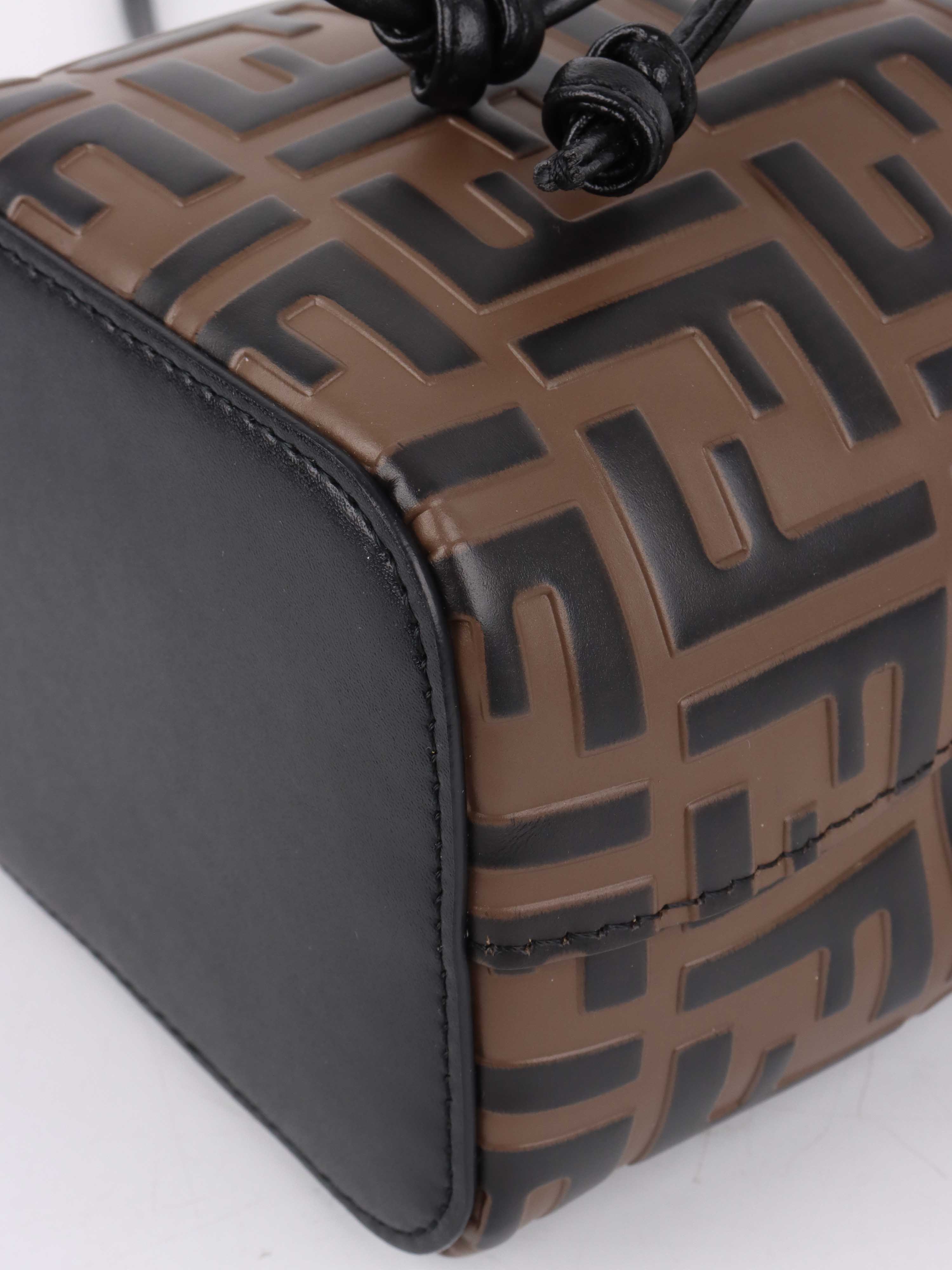 Fendi Mon Tresor Brown Leather Mini-bag.