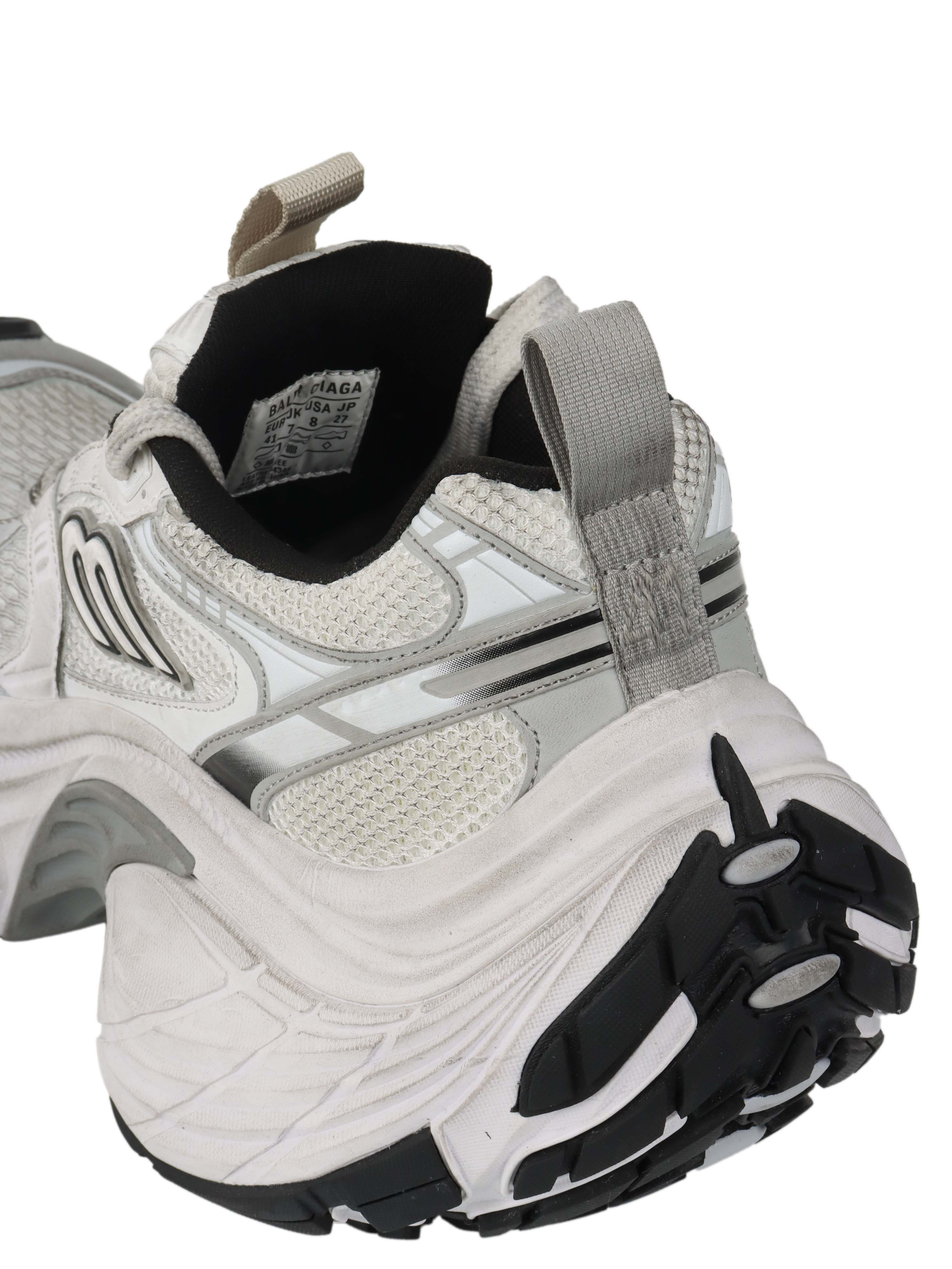 Balenciaga White & Grey 10XL Sneakers.