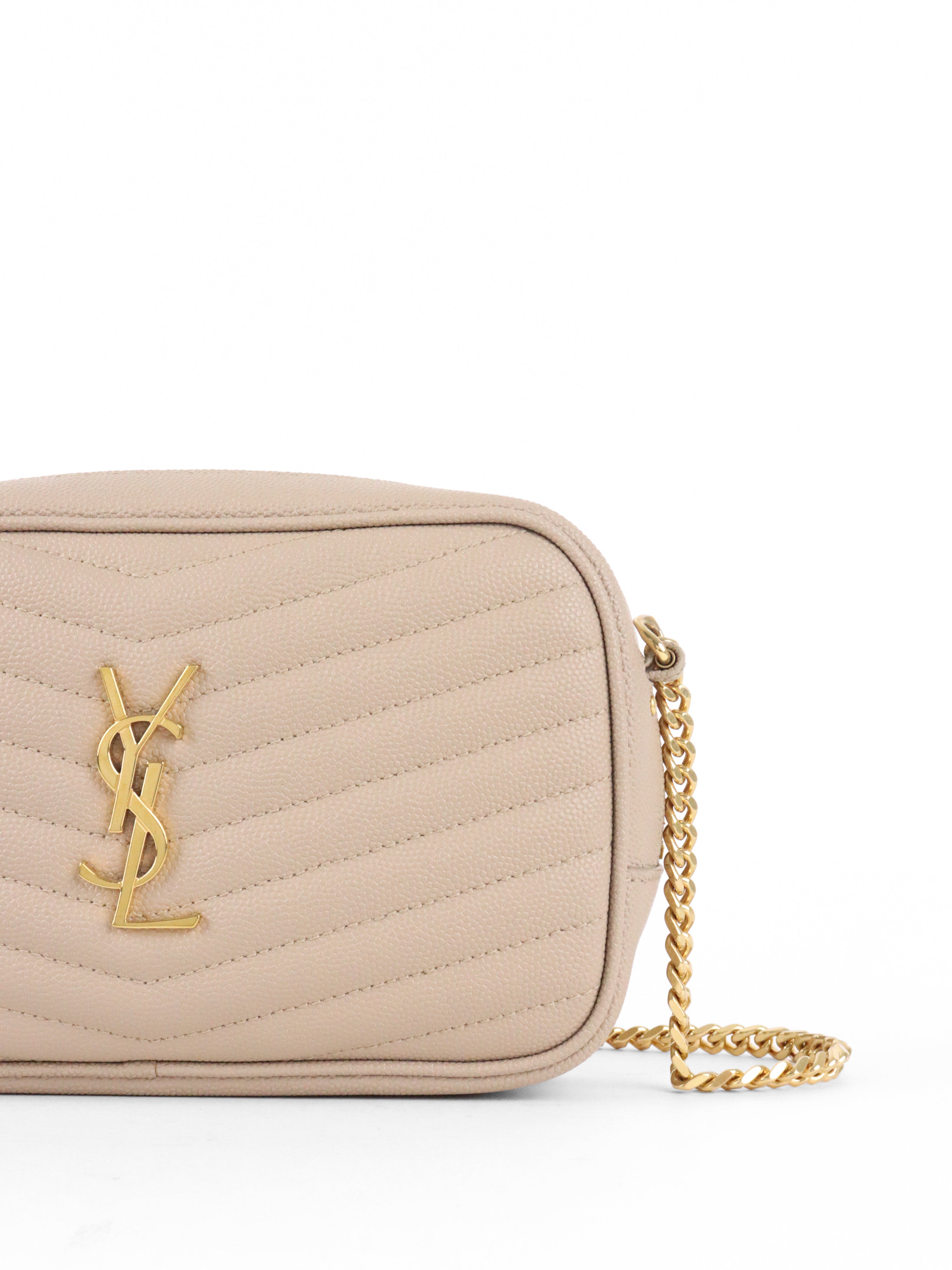 Saint Laurent Mini Beige LouLou Camera Bag