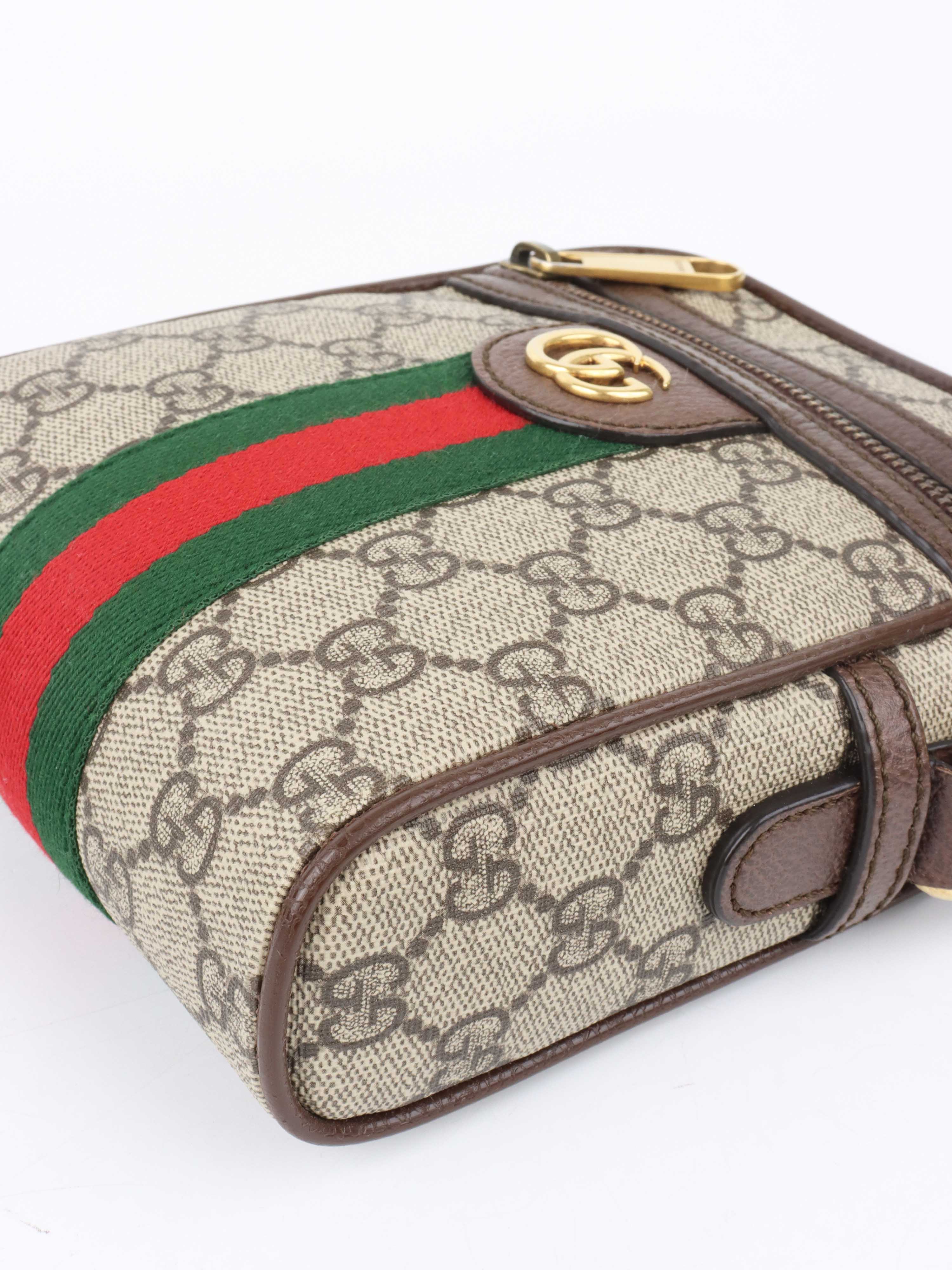 Gucci Mini Ophidia Crossbody Shoulder Bag.