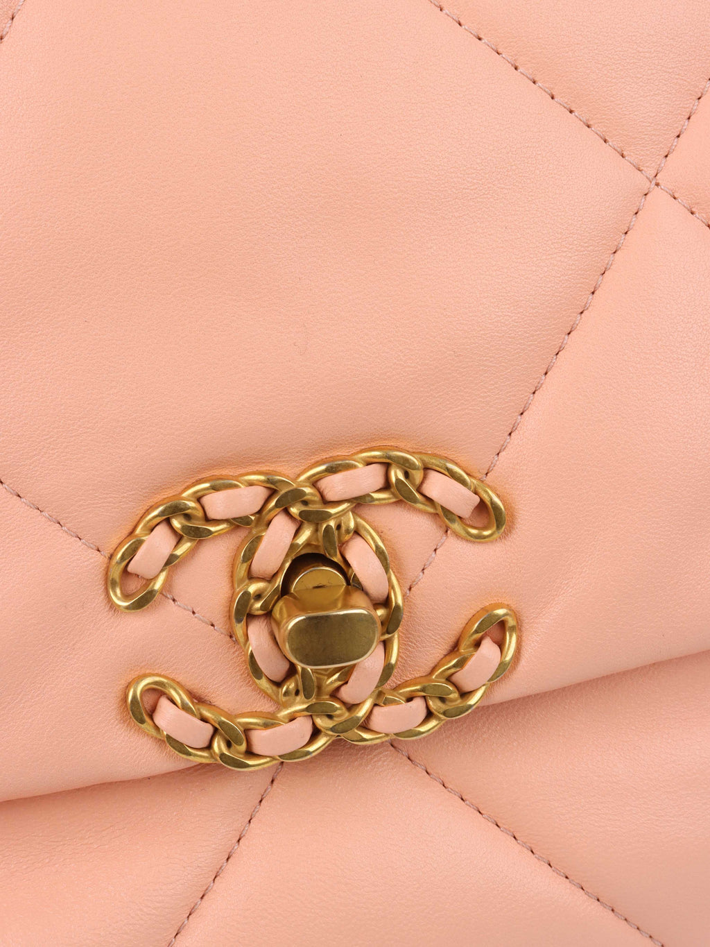 Chanel Small Salmon Pink 19 Bag.
