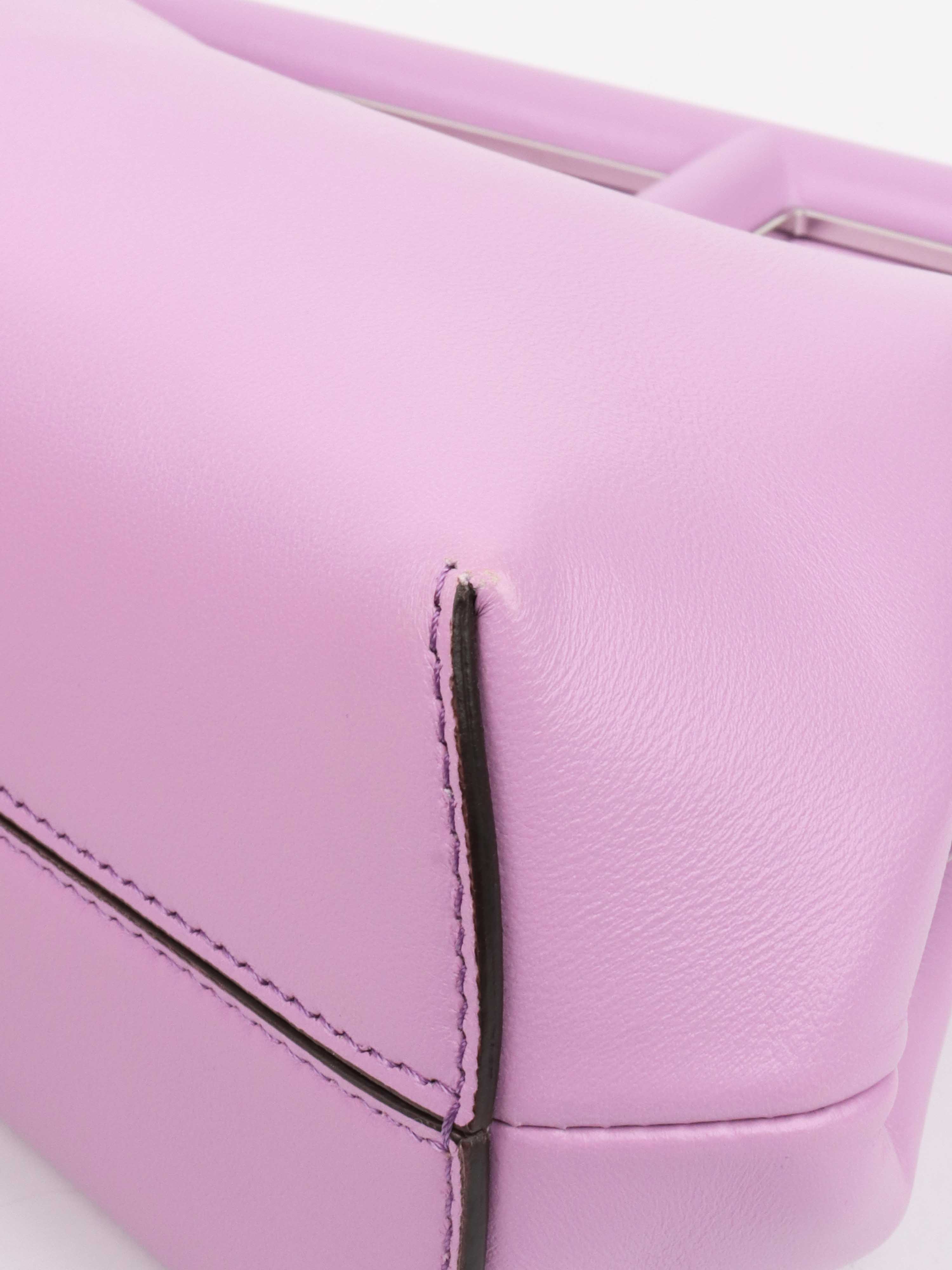 Fendi First Small Lilac Clutch Bag.