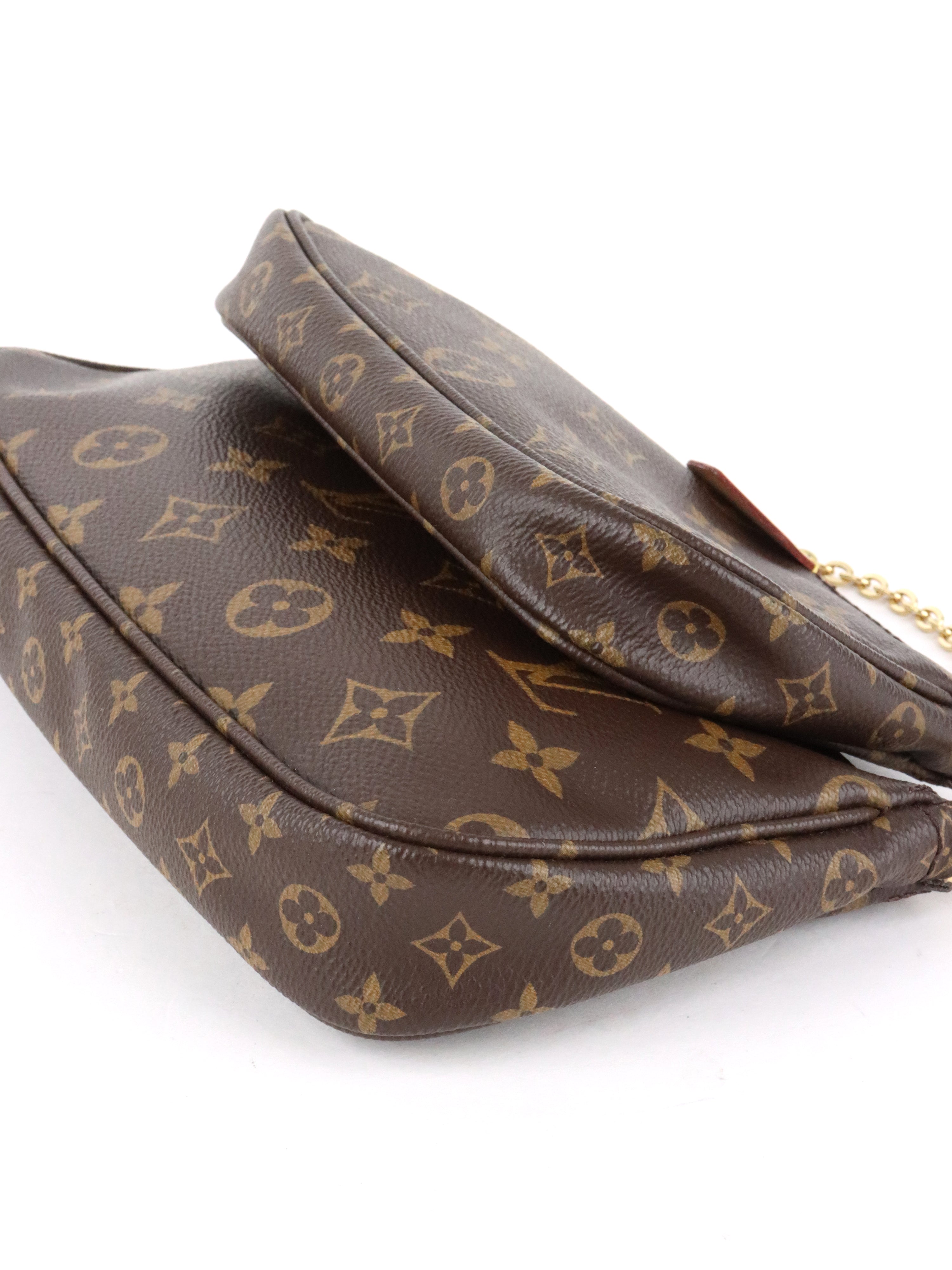 Louis Vuitton Khaki Multi Pochette Monogram Accessoires