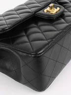 Chanel Small Black Lambskin Classic Flap.