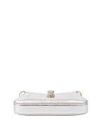 Bvlgari Metallic Silver mini Serpenti Shoulder Bag.