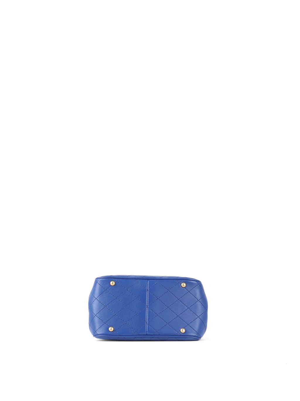 Chanel Blue Egyptian Amulet Drawstring Bucket Bag