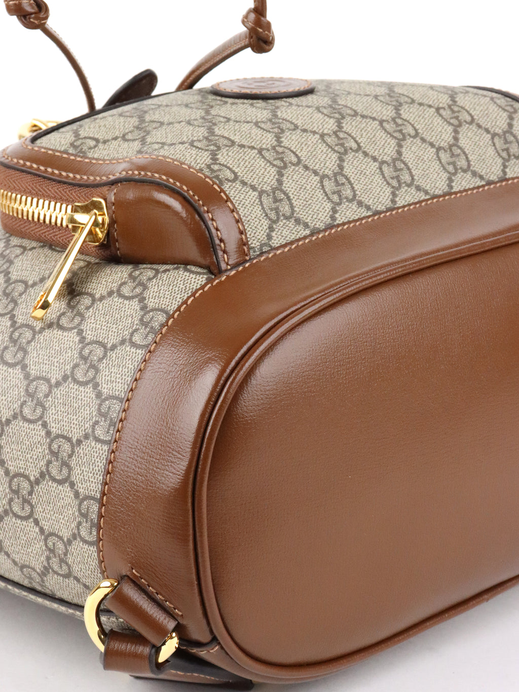 Gucci GG Supreme Azalea Retro Interlocking Backpack
