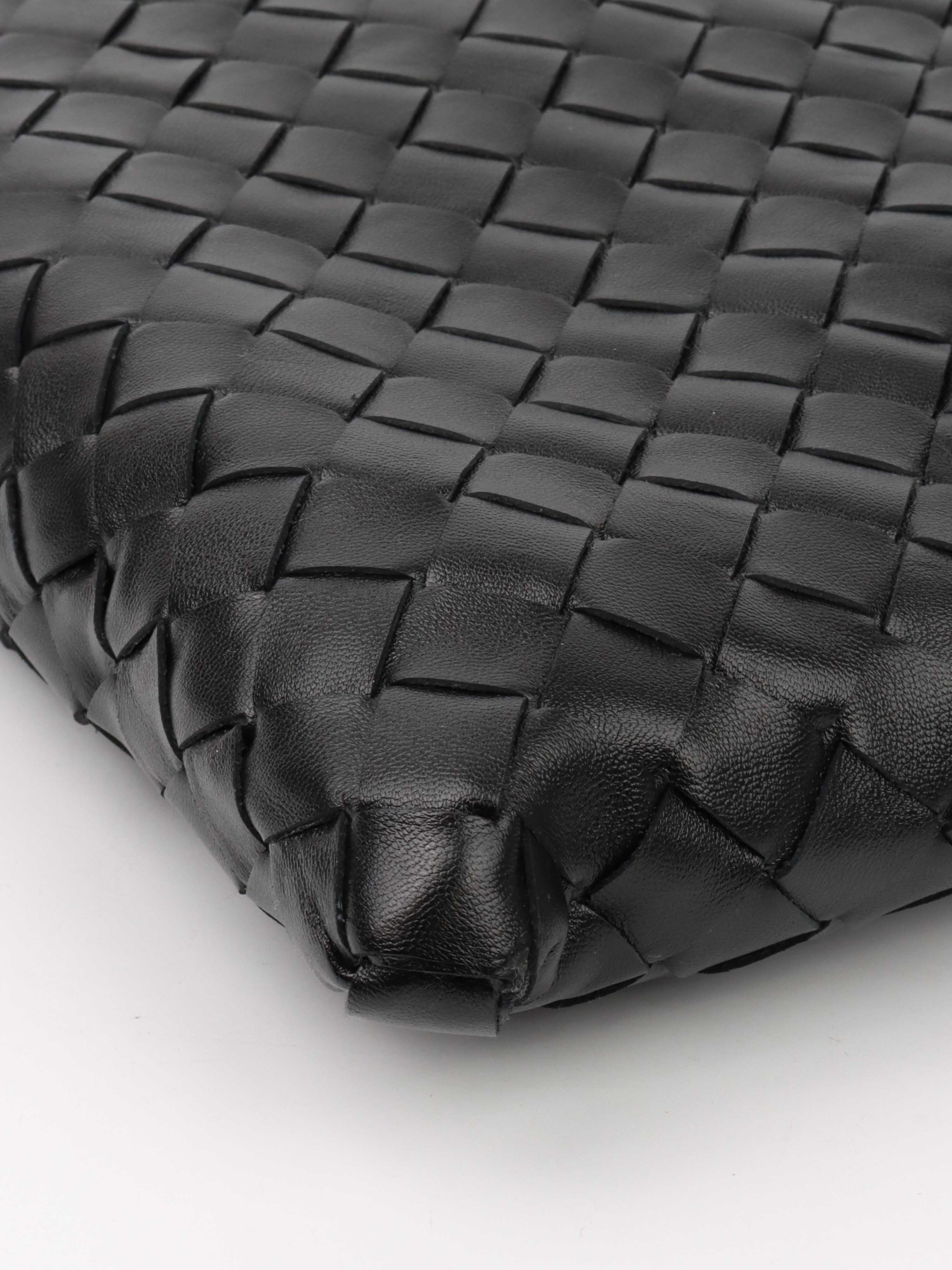 Bottega Veneta Small Black Hop Bag.