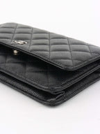Chanel Caviar Black Wallet on Chain SHW.