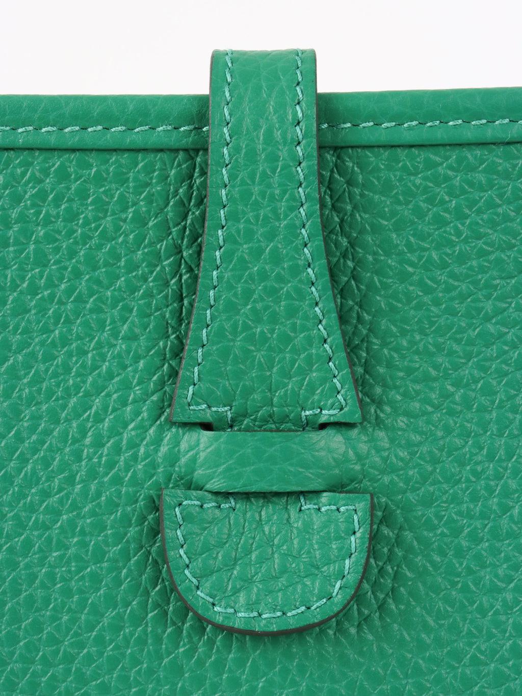 Hermes Evelyne III 29 in Vert Vertigo Gris Pale.