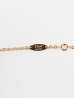 Dior Rose Gold Necklace with Star Motif.