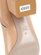 Valentino Nude Leather Boots.