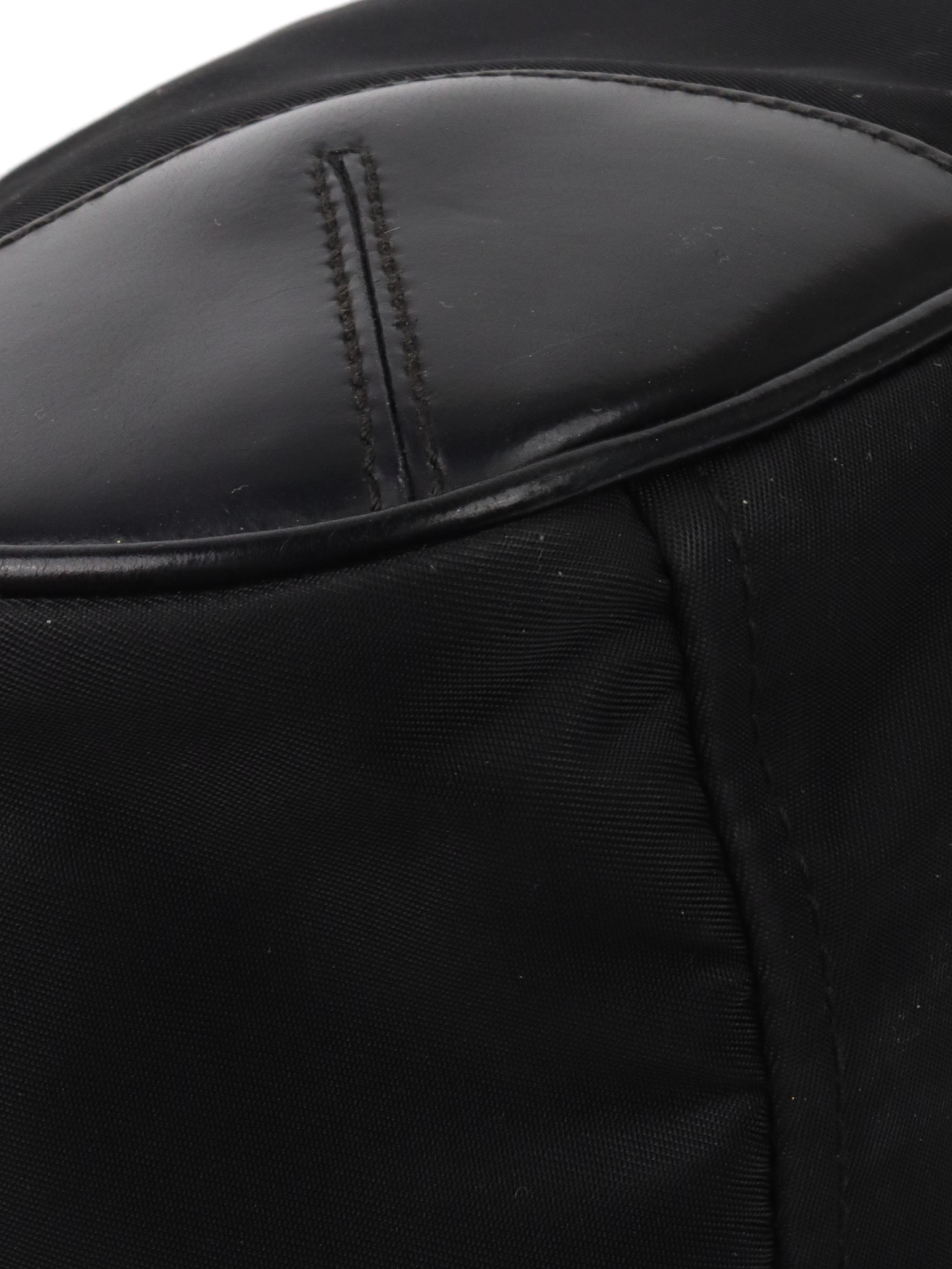 Prada Black Nylon Vintage Shoulder Bag.