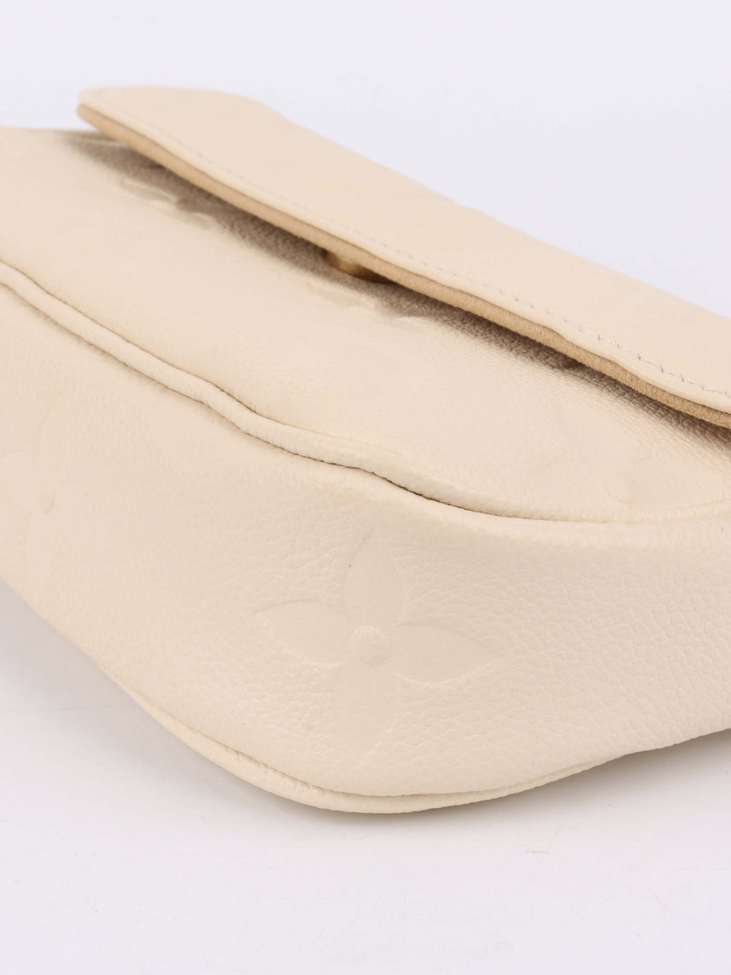 Louis Vuitton Cream Monogram Wallet on Chain Ivy.