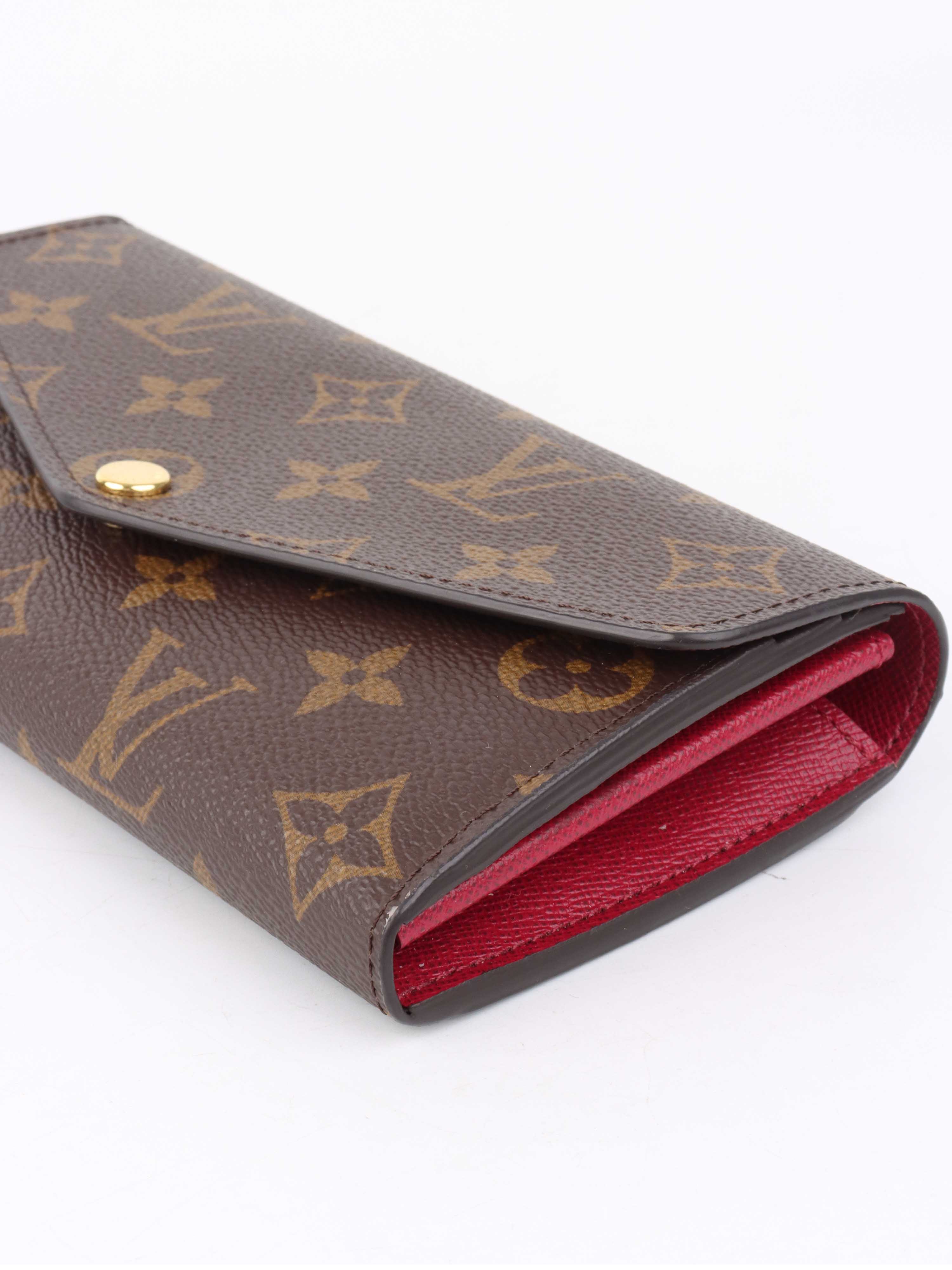 Louis Vuitton Monogram Sarah Wallet.
