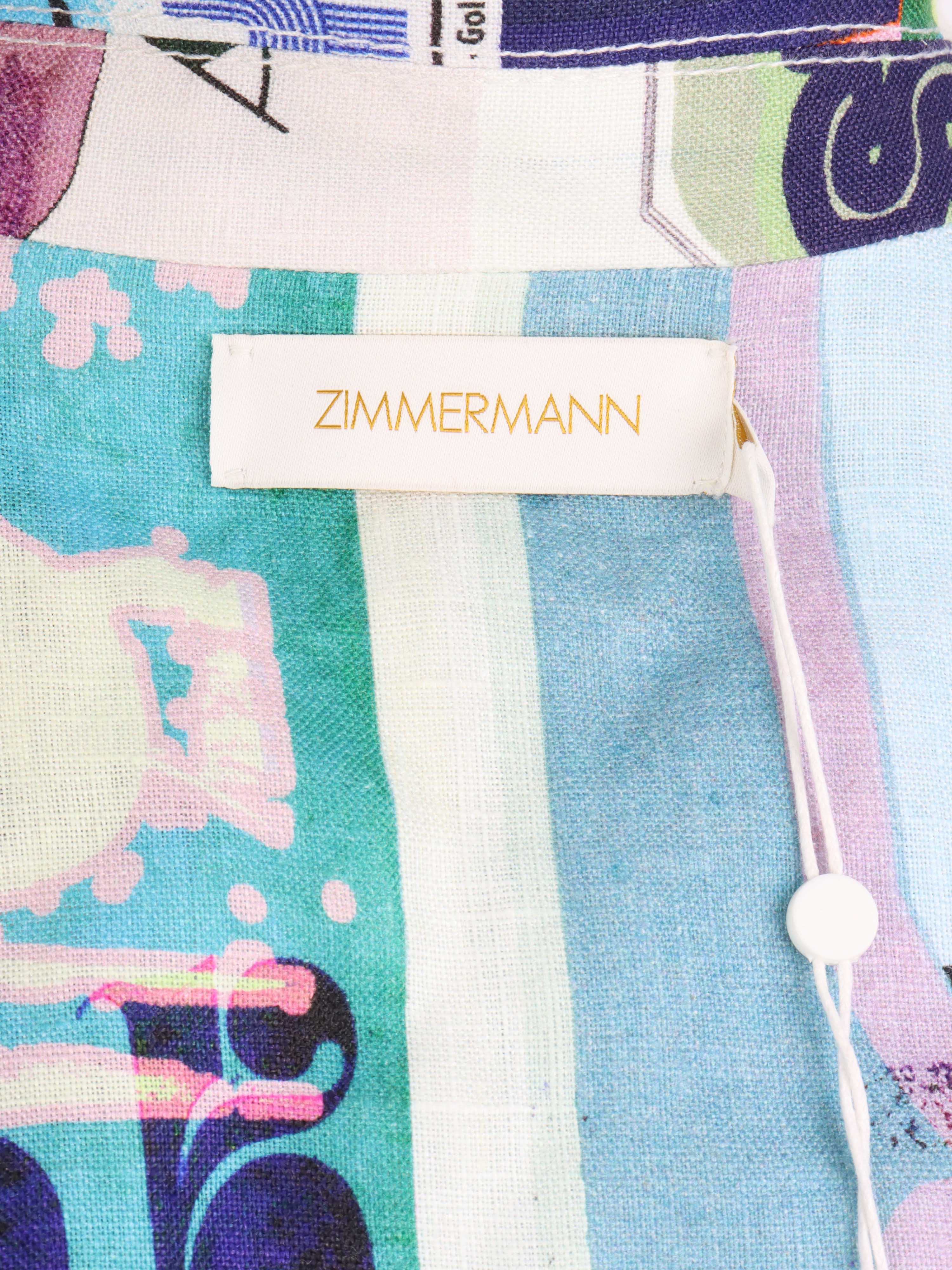 Zimmermann Multicoloured Shirt Dress.