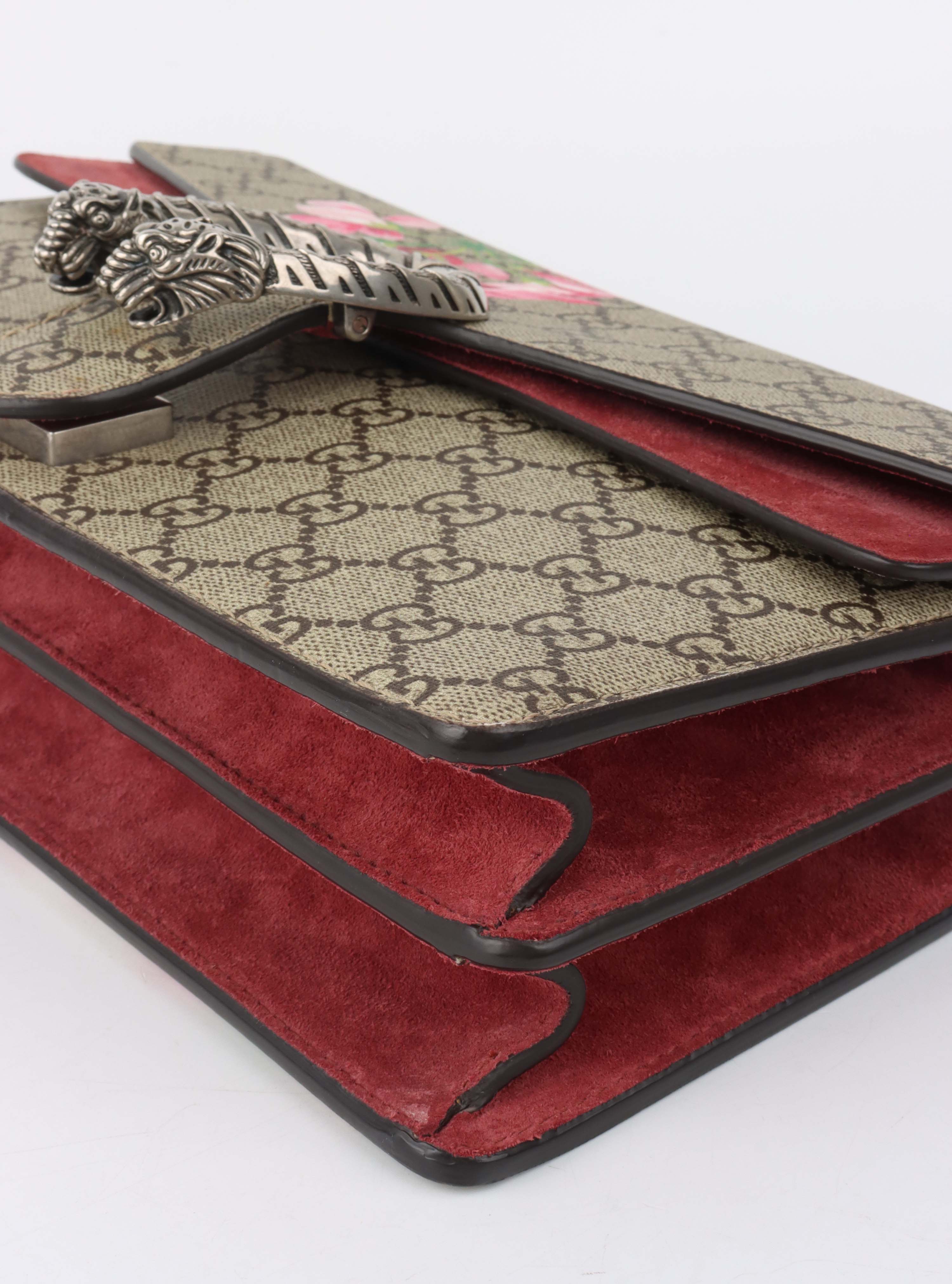 Gucci Small Dionysus Supreme Bloom Bag.