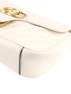 Gucci Small White Marmont Bag
