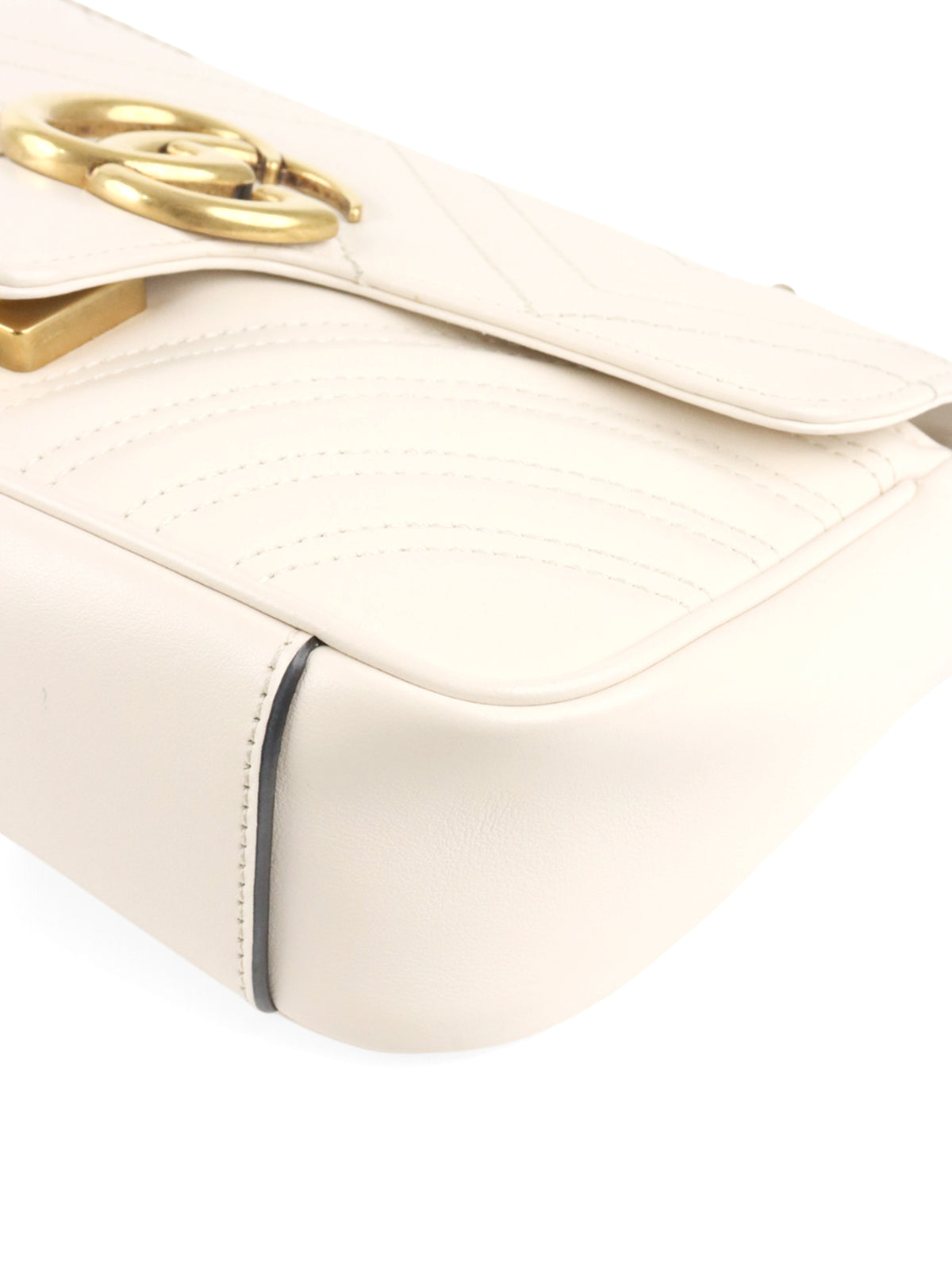 Gucci Small White Marmont Bag