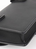 Dior Black Saddle Belt Pouch.
