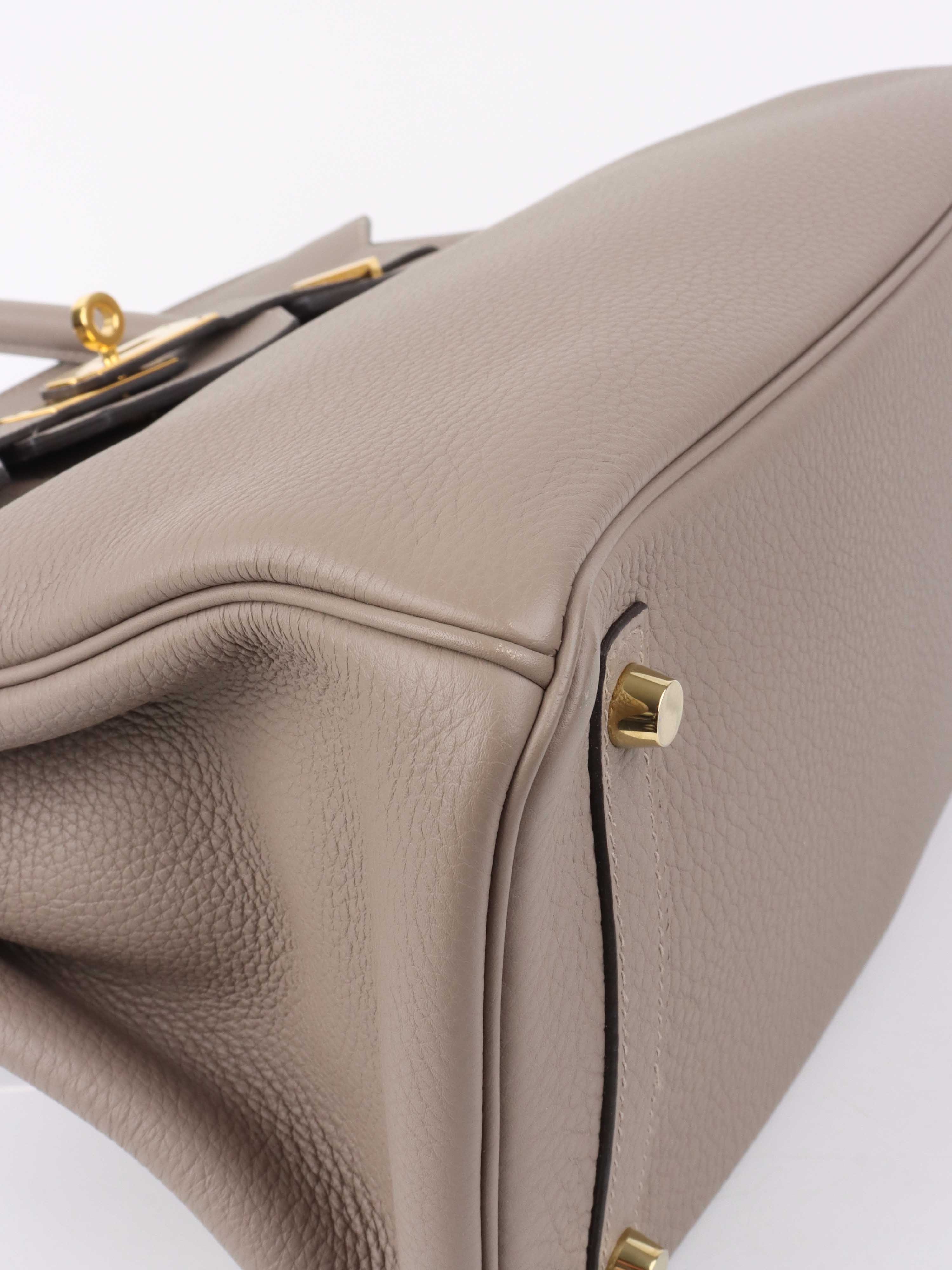 Hermes Birkin 30 Togo Gris Asphalt GHW.