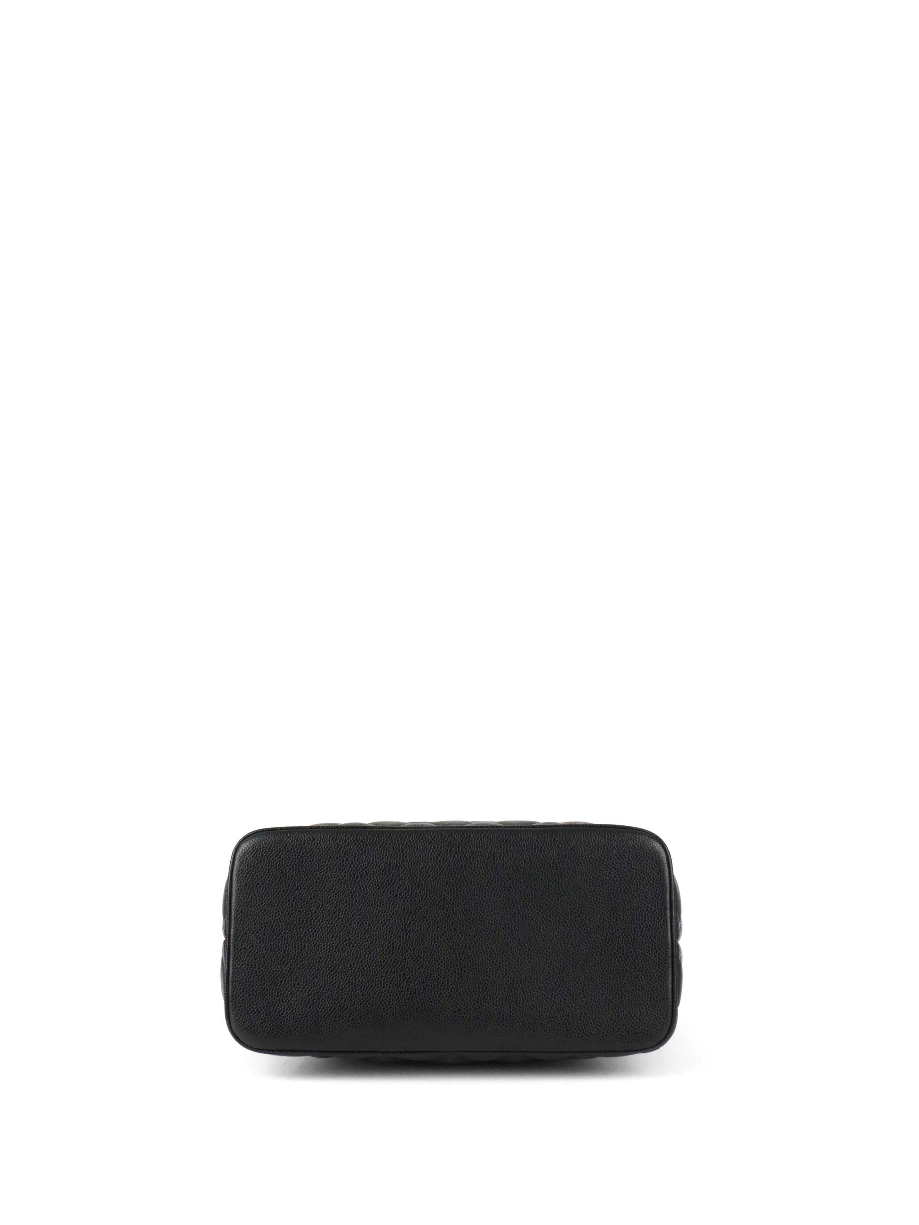 Chanel Black Caviar Vintage Medallion Tote