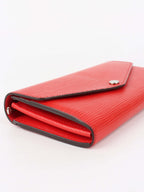 Louis Vuitton Red Epi Long Wallet