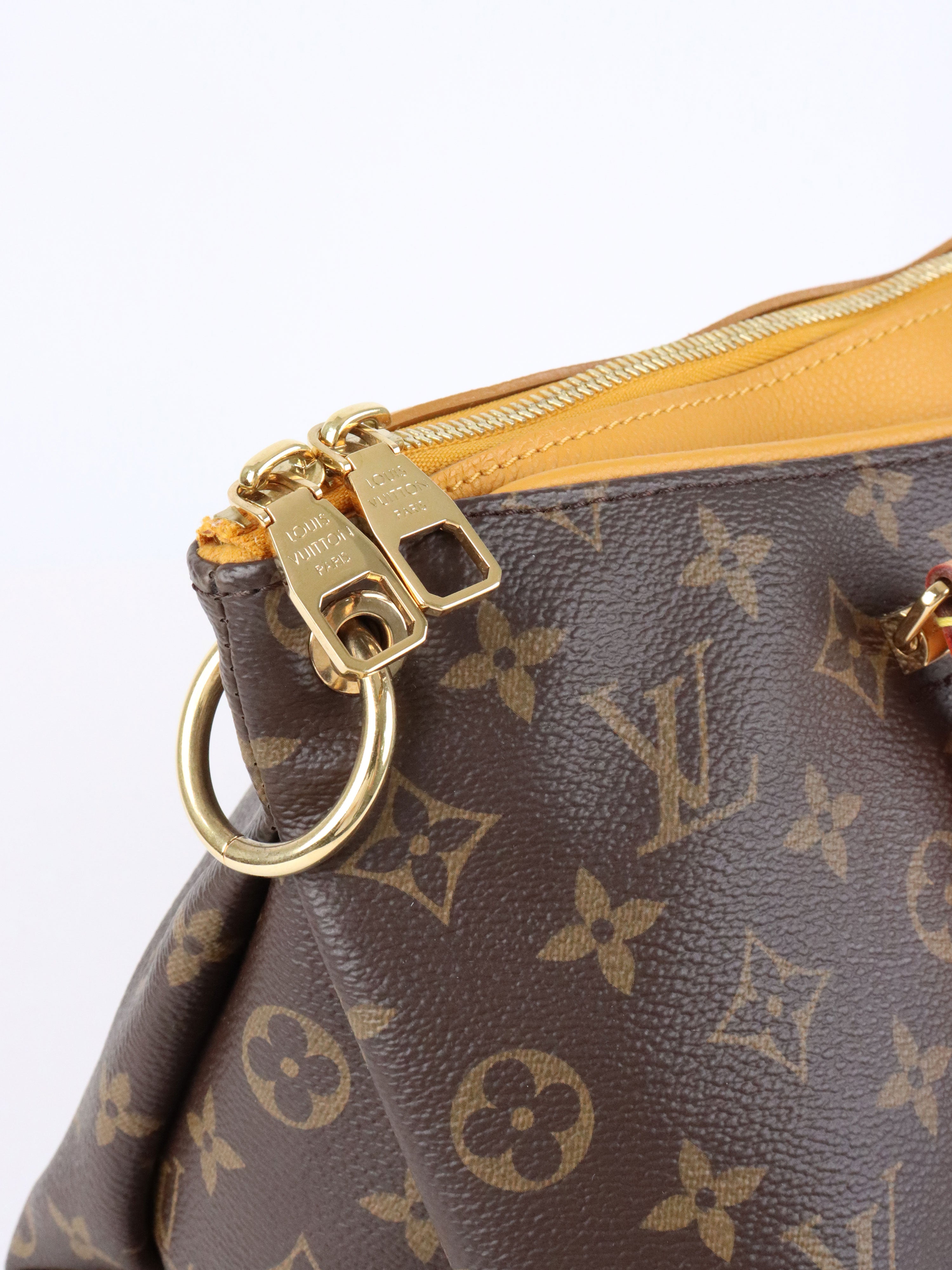 Louis Vuitton Yellow Pallas MM Monogram Bag