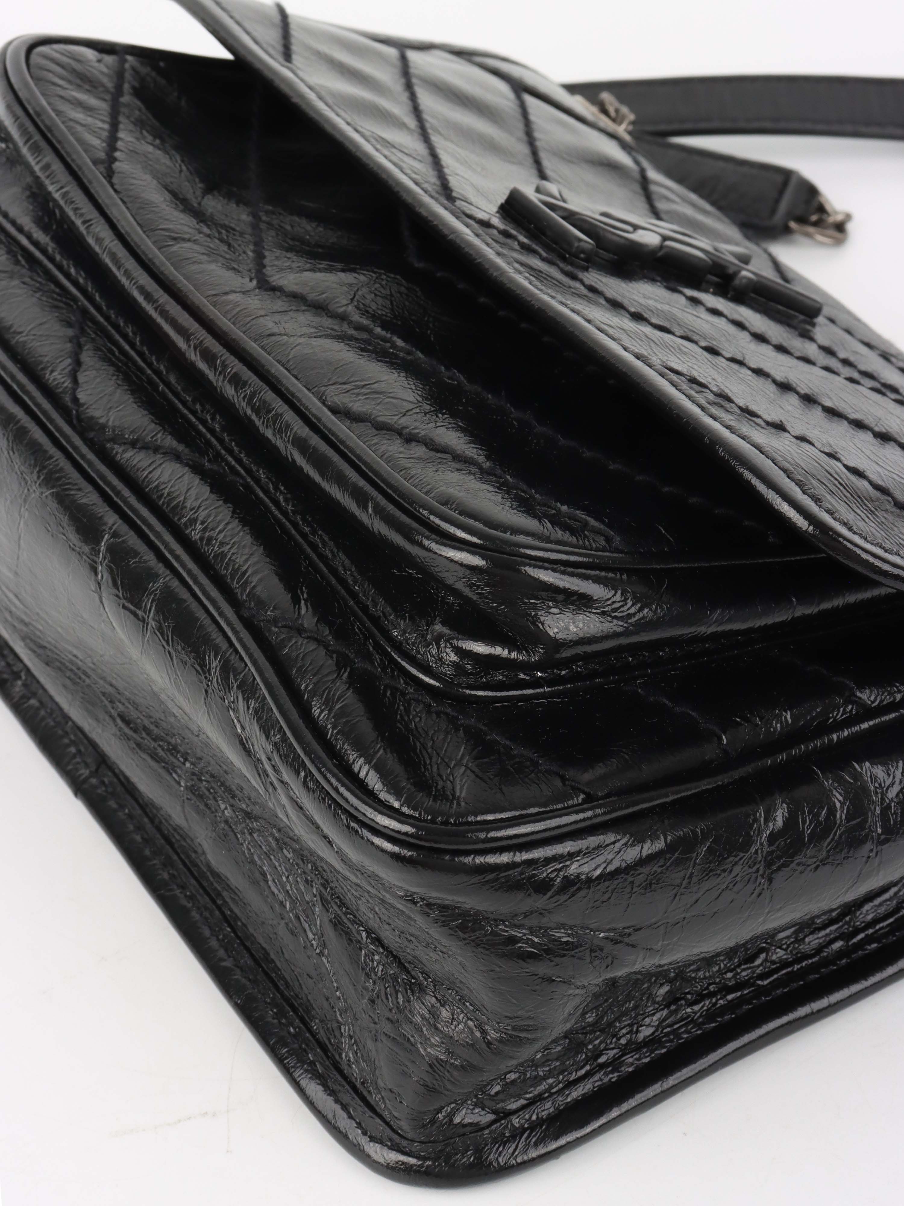 Saint Laurent Niki Baby in Vintage Leather Bag.