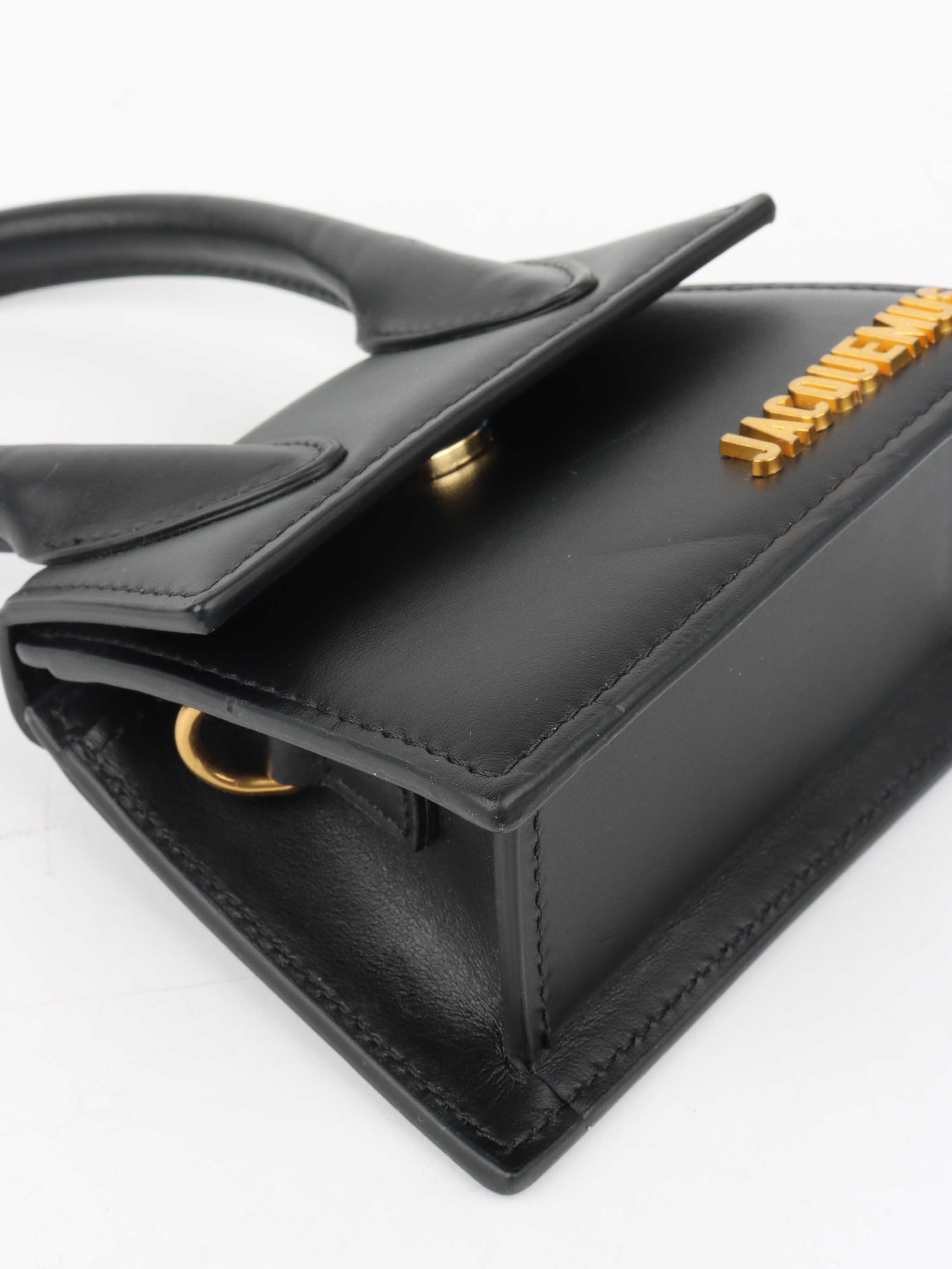 Jacquemus Black Le Chiquito Mini Bag.