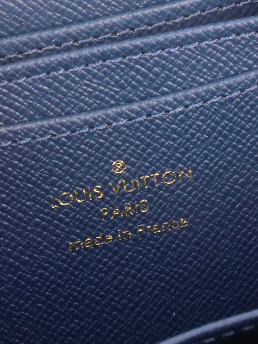 Louis Vuitton Denim Zippy Coin Pouch.